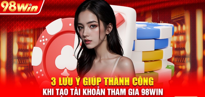 Lưu ý để thao tác lập tài khoản 98Win chuẩn nhất